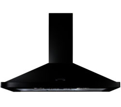 RANGEMASTER LEIHDC100BC Chimney Cooker Hood - Black